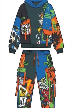 streetwear baggy tracksuit